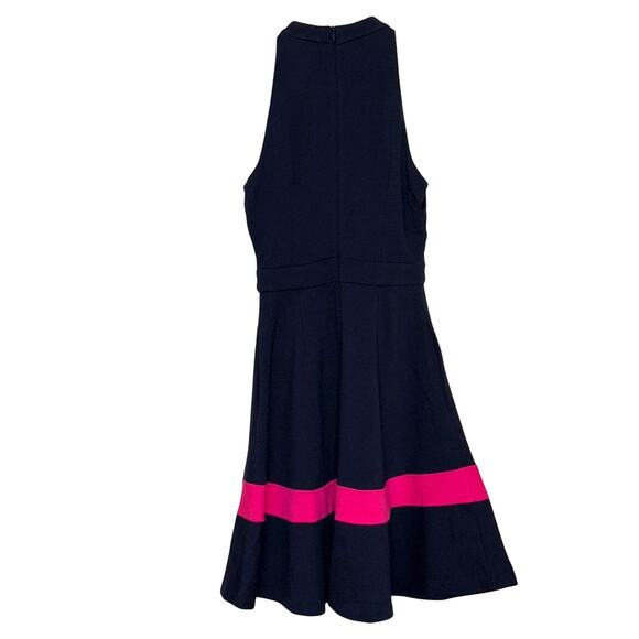 Eliza J Fit & Flare Color Block Dress Navy Size 0/XS - Picture 3 of 6